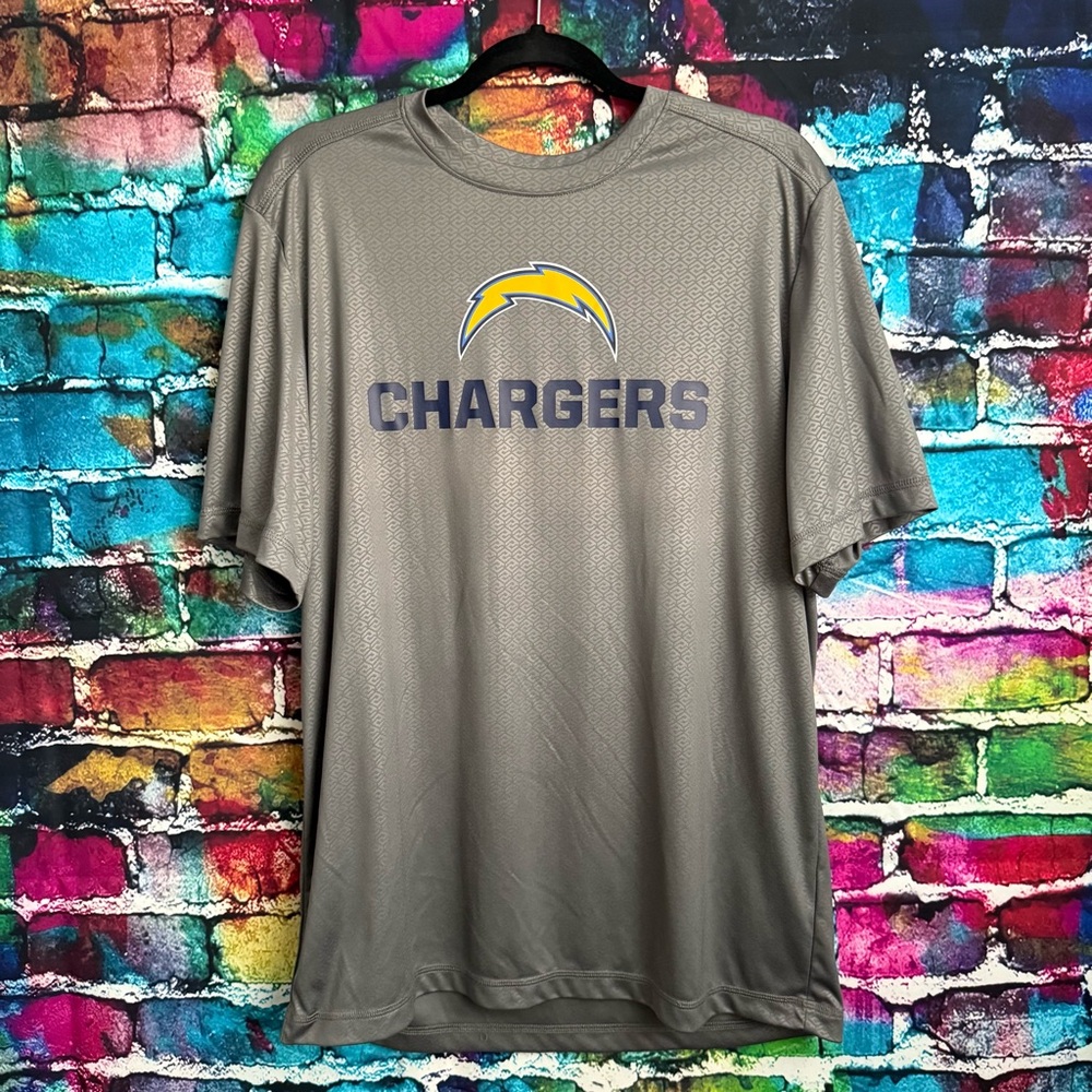 Los Angeles Chargers Gray Performance T-Shirt NFL‎ Team Apparel